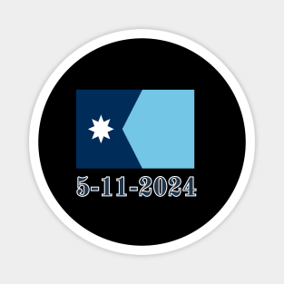 Minnesota state flag - 5 May 2024 Magnet